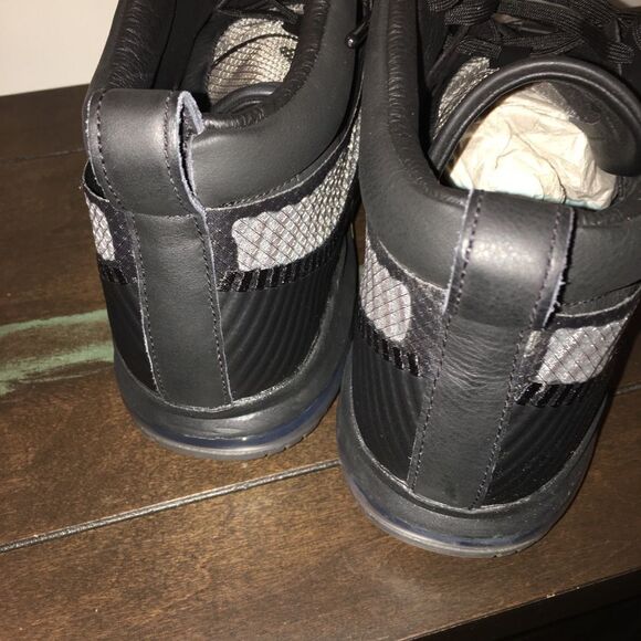 NIKE LEBRON X JE ICON QS JOHN ELLIOTT SUMMIT Black SAIL SZ 11.5 AQ0114-001) - Picture 6 of 9